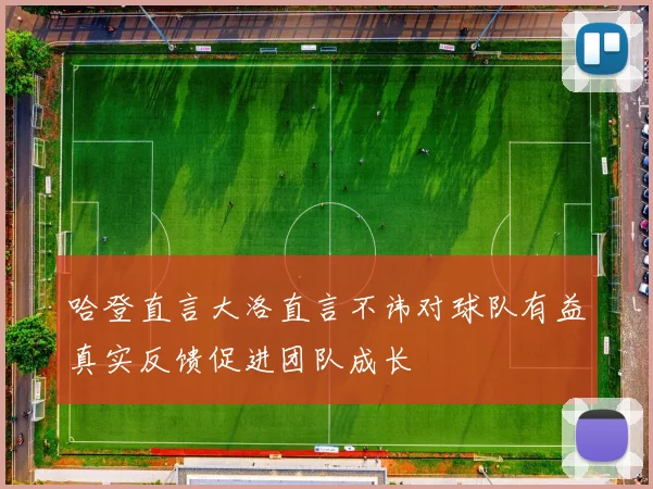 哈登直言大洛直言不讳对球队有益真实反馈促进团队成长